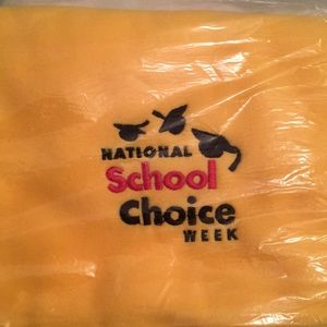 selling a yellow national school choice week scarf